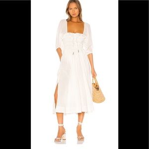 Free people oasis midi dress white (sold out)